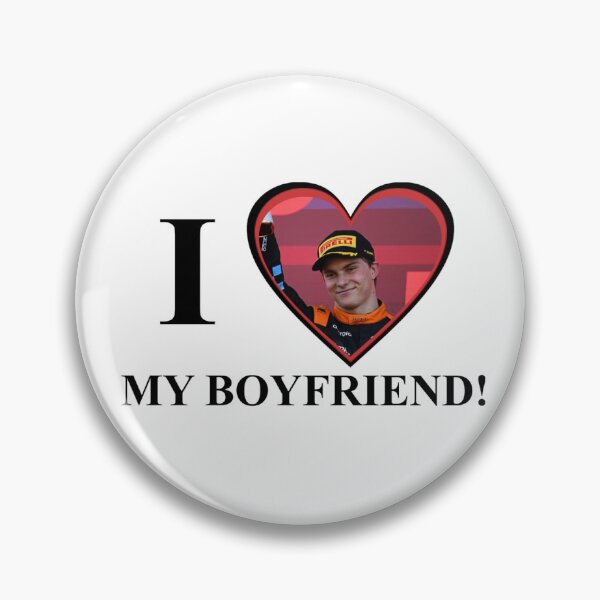 Item preview, Oscar Piastri I love my boyfriend designed and sold by maralangedijk03.