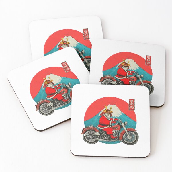 Item preview, Vintage Style Santa on Motorcycle Graphic Christmas Gift , Retro Santa Claus Biker , Unique Holiday Fashion designed and sold by Indyadizine.