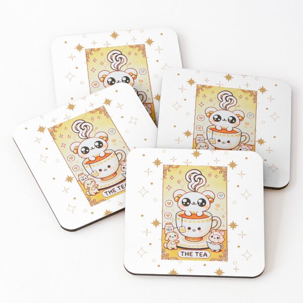 Item preview, Cute Tea Tarot – Cozy Pastel Aesthetic for Tea Lovers designed and sold by colorblisss.