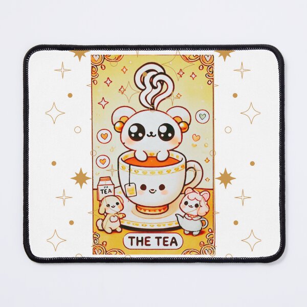 Item preview, Cute Tea Tarot – Cozy Pastel Aesthetic for Tea Lovers designed and sold by colorblisss.