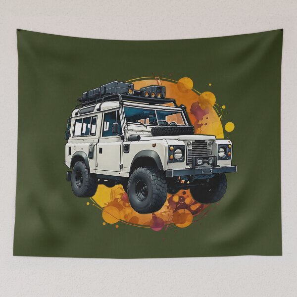 Item preview, Adventure Travel Offroad 4x4 retro classic SUV vehicle designed and sold by BorgSpareParts.