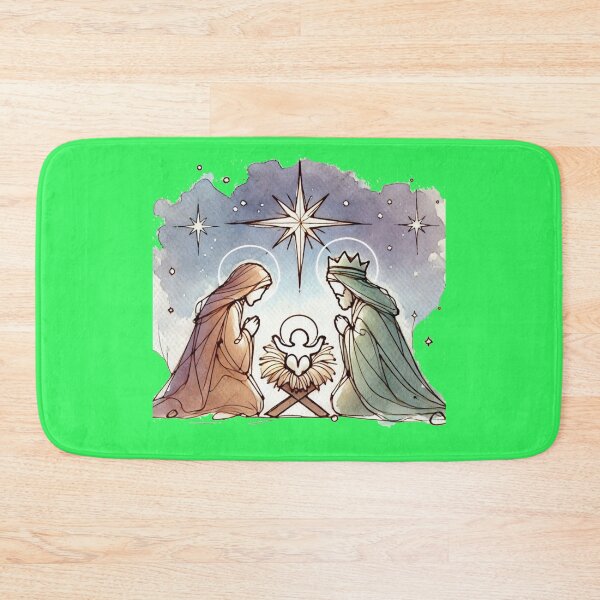Item preview, The Three Wise Men Worship Baby Jesus - 3D Sketch,  designed and sold by PaintMeWorld.