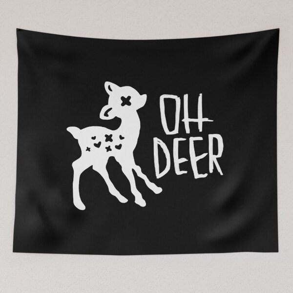 Item preview, Oh deer, deer saying designed and sold by badlydrawnbabe.