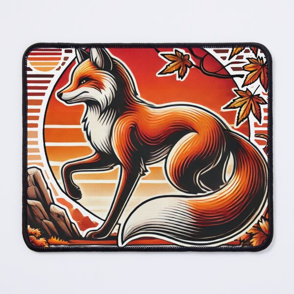 Artikelvorschau, Vintager Herbstgeist Fuchs entworfen und verkauft von JonelleTshirts.
