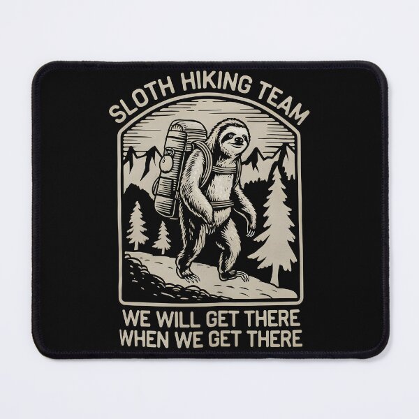 Item preview,  Sloth Hiking Team - We will get there, when we get there, Funny Vintage designed and sold by FurRealStudioCo.