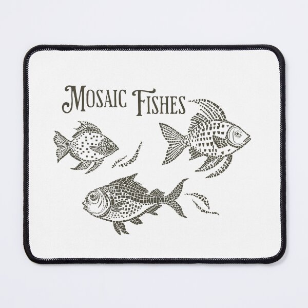 Item preview, Fishes in mosaic style. designed and sold by KojourinArt.