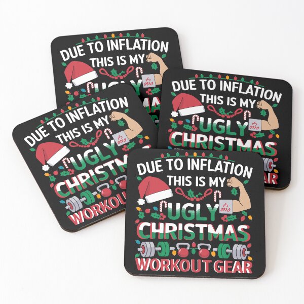 Item preview, My Ugly Christmas Workout Gear Inflation Edition designed and sold by Meme-shirt.