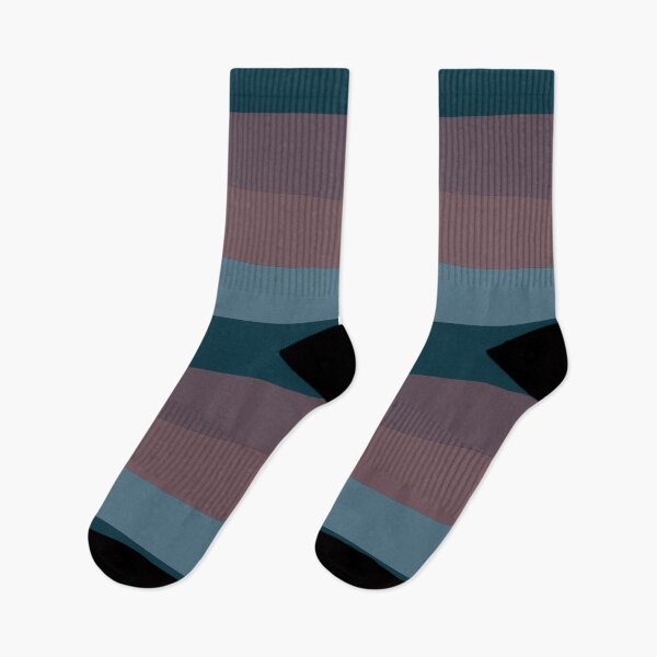 Item preview, Earthy Blue and Purple Stripes designed and sold by BubbleGalaxy.