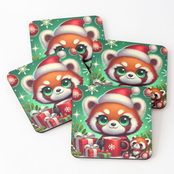 Item preview, Red Panda Christmas  designed and sold by Jbl55.