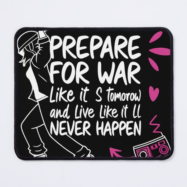 Item preview, Prepare for War - Rebellious Street Art Design designed and sold by aminz4.