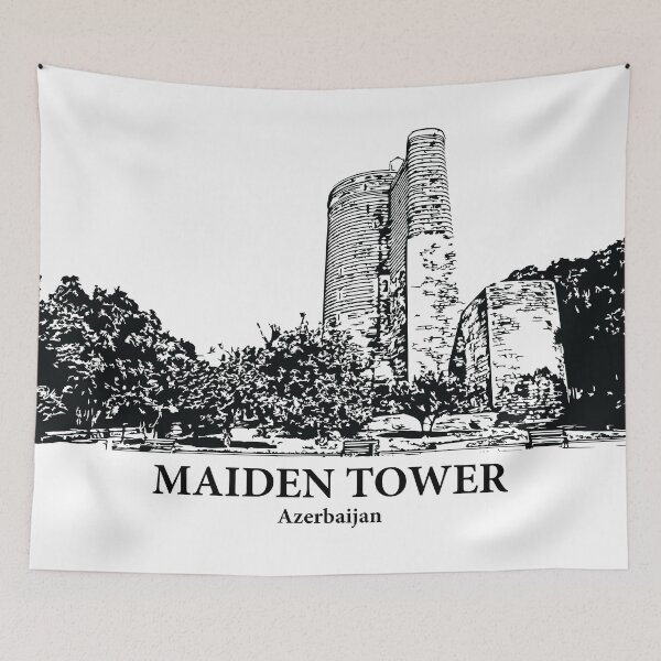Item preview, Maiden Tower - Azerbaijan designed and sold by Lakeric Cityscapes.