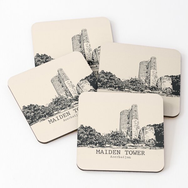 Item preview, Maiden Tower - Azerbaijan designed and sold by Lakeric Cityscapes.