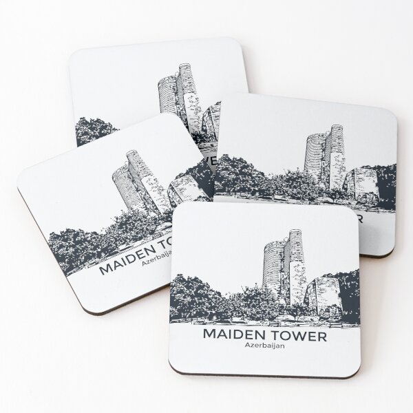 Item preview, Maiden Tower - Azerbaijan designed and sold by Lakeric Cityscapes.