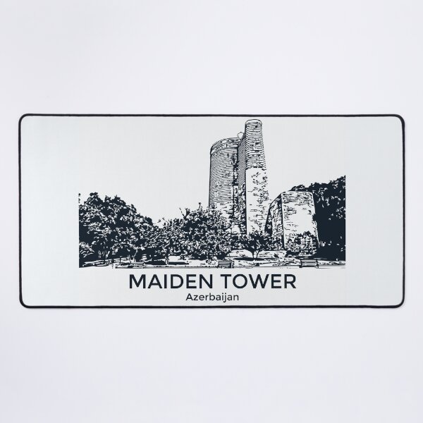 Item preview, Maiden Tower - Azerbaijan designed and sold by Lakeric Cityscapes.