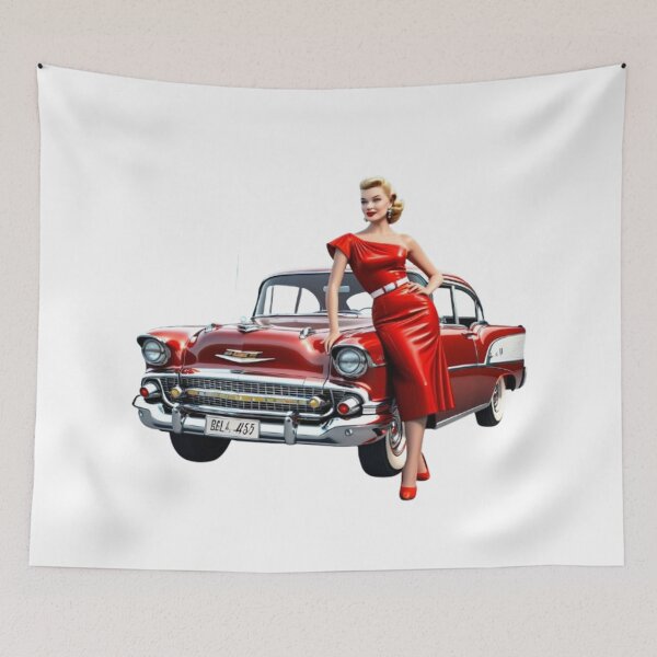 Item preview, “Retro Glamour: Charm and Audacity of Pin-Ups” designed and sold by CHRIST5000.