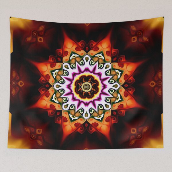 Item preview, Radiant Mandala of Fire and Light designed and sold by bloorose.