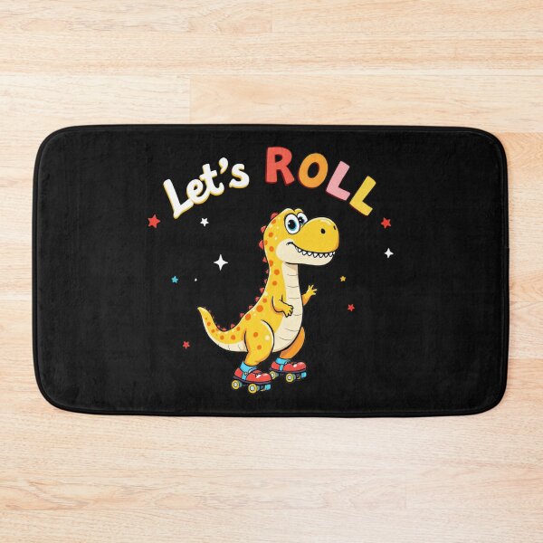 Item preview, Let's Roll Cute Dinosaur Skating Cartoon  designed and sold by Adrian Kane.