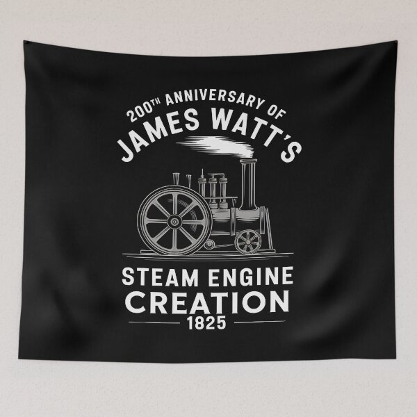 Item preview, 200 th Anniversary Of James Watt's Steam Engine Creation 1825 designed and sold by OskarArts.