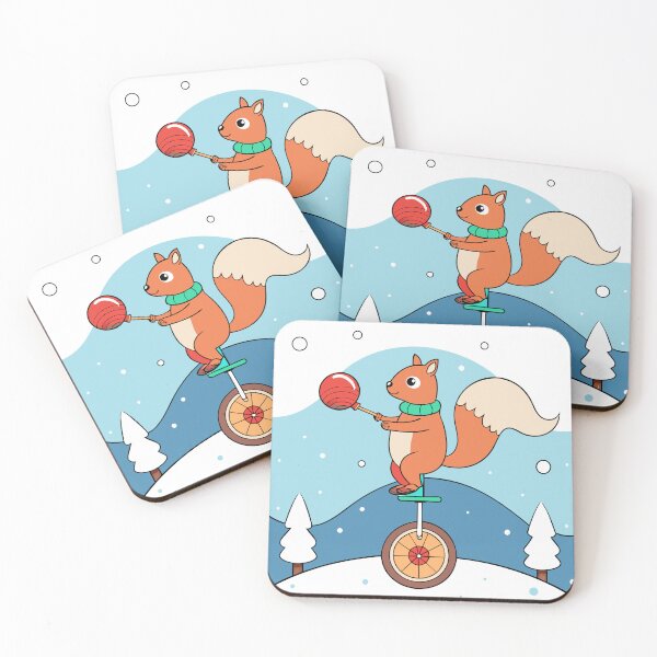 Item preview, The Peppermint Unicycling Squirrel designed and sold by omerfdln34.