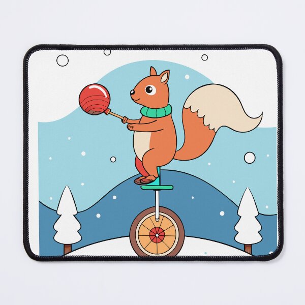 Item preview, The Peppermint Unicycling Squirrel designed and sold by omerfdln34.