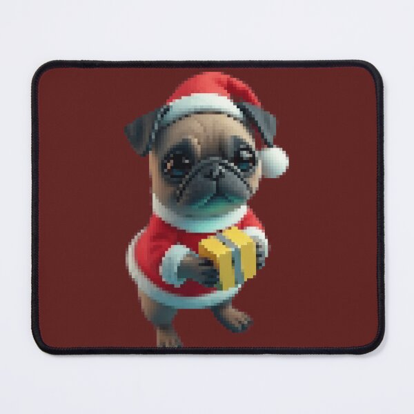 Item preview, Christmas Pug designed and sold by PIXEL-DIXEL.