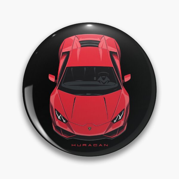 Item preview, Lambo Huracan Red illustration designed and sold by blackdogshop.