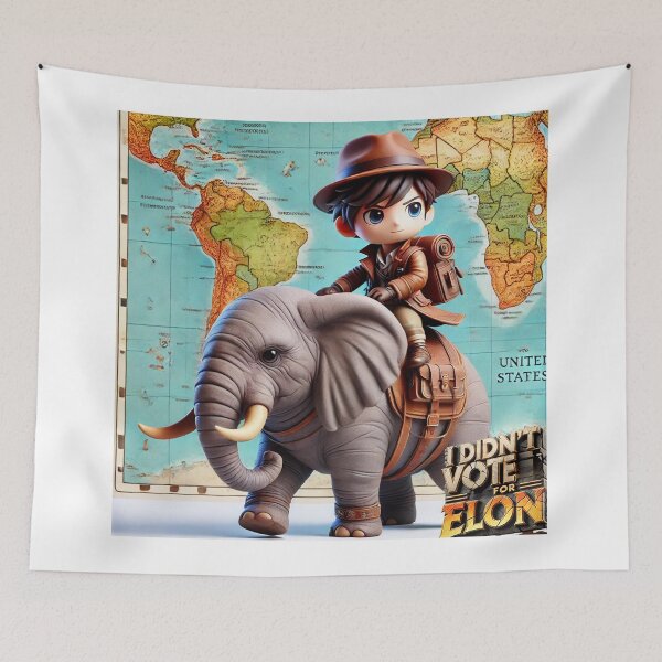 Item preview, "Young Elon’s Epic Adventure - Africa to the US" designed and sold by MySheetMusicArt.