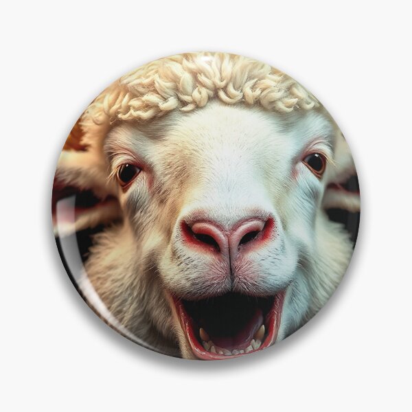 Item preview, Deeply Happy Sheep designed and sold by Skye Ryan-Evans.