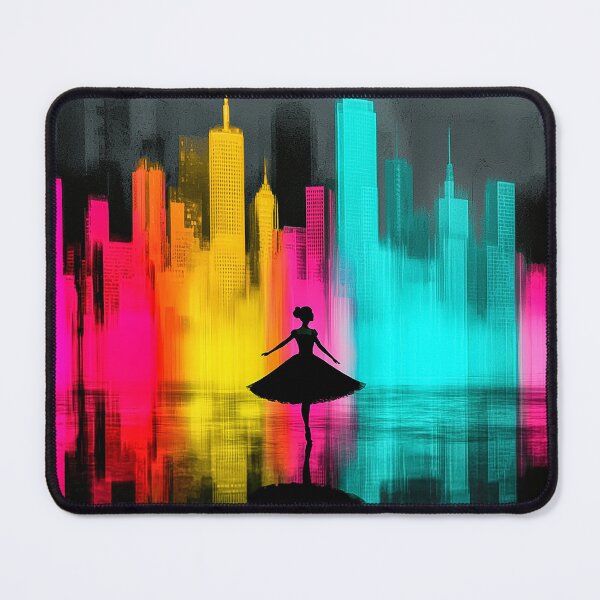 Item preview, Ballerina dancing in colors designed and sold by Graphoteka.