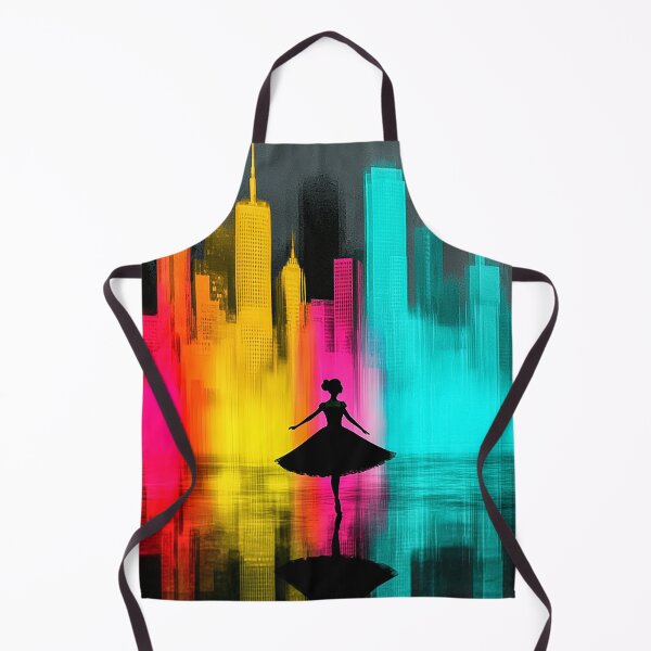 Item preview, Ballerina dancing in colors designed and sold by Graphoteka.