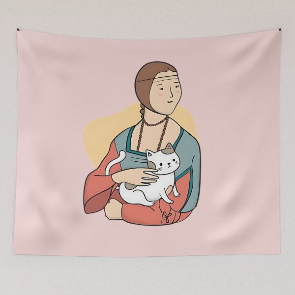 Item preview, Lady and Ermine Parody  designed and sold by Mariana Piana.