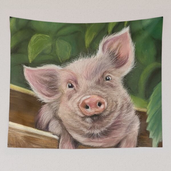 Item preview, Adorable little pink pig designed and sold by NathBros.