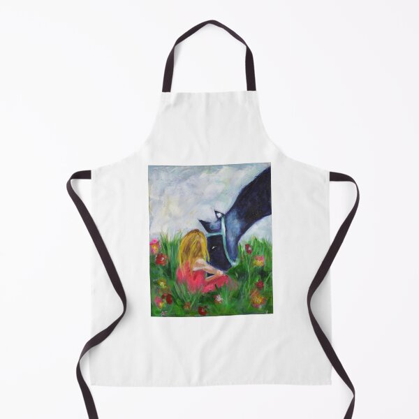 Item preview, A girl and her horse acrylic painting designed and sold by AnissaF.