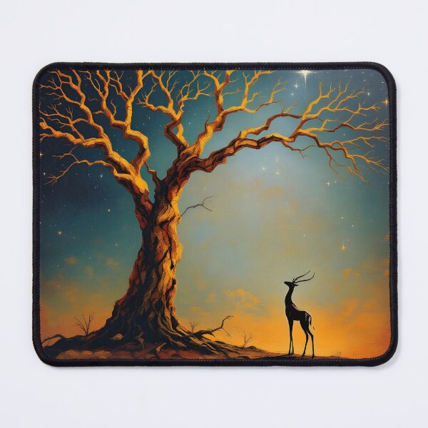 Artikelvorschau, Gerenuk und kahler Baum entworfen und verkauft von HabitableMoons.