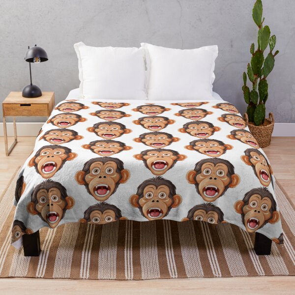 Item preview, Chimpanzee Panic Mouth Open   designed and sold by kimberpix.