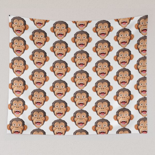 Item preview, Chimpanzee Panic Mouth Open   designed and sold by kimberpix.