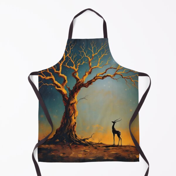 Item preview, Gerenuk y árbol desnudo designed and sold by HabitableMoons.