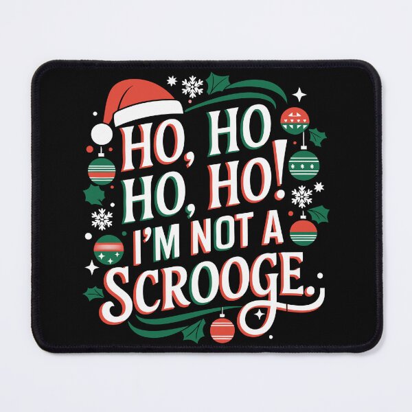 Item preview, Festive Christmas Cheer Not a Scrooge designed and sold by Meme-shirt.