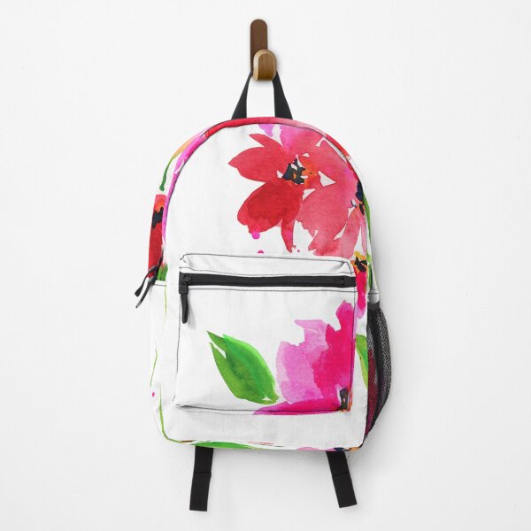 Item preview, Crazy vibrant hot pink poppies watercolor painting designed and sold by AnissaF.