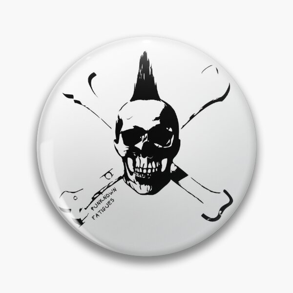 Item preview, Punk Skull and Bones designed and sold by UNK-Fatigues.