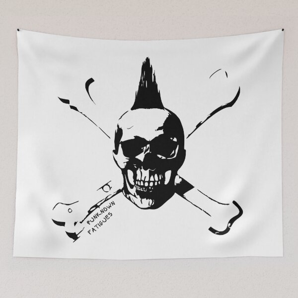 Item preview, Punk Skull and Bones designed and sold by UNK-Fatigues.