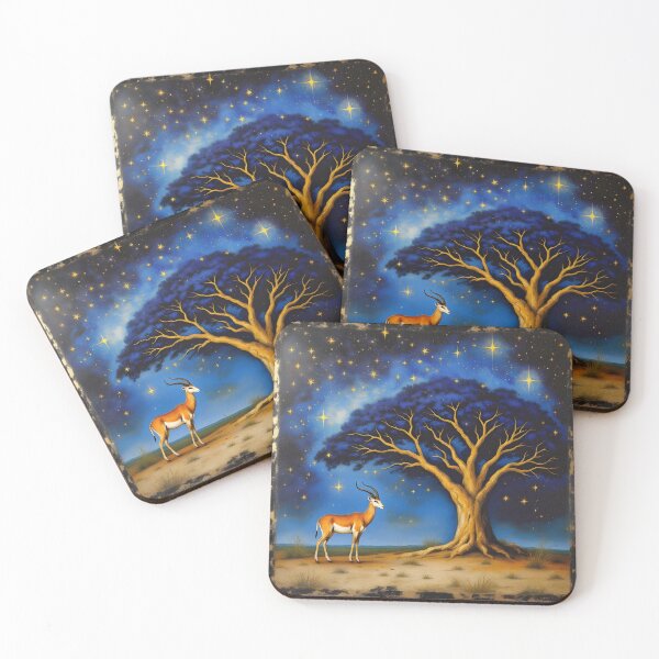 Item preview, Gerenuk and Blue Tree designed and sold by HabitableMoons.