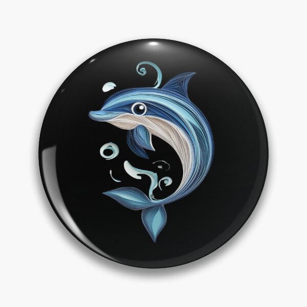 Item preview, Cute Kawaii Baby Dolphin designed and sold by PrintsByFrank.