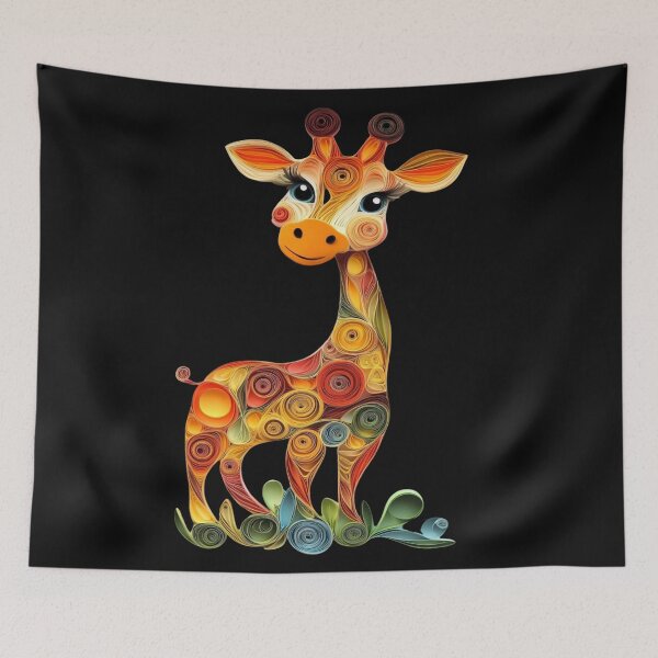 Item preview, Cute Kawaii Baby Giraffe designed and sold by PrintsByFrank.