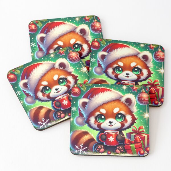 Item preview, Red Panda Christmas  designed and sold by Jbl55.