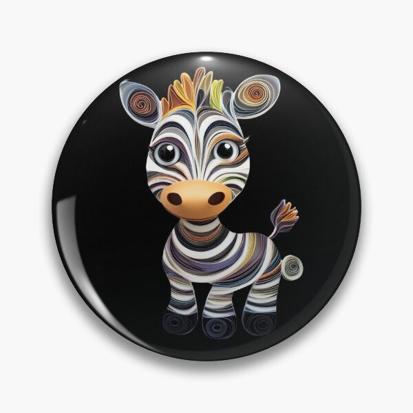 Item preview, Cute Kawaii Baby Zebra designed and sold by PrintsByFrank.