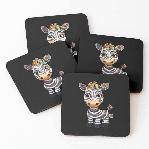 Item preview, Cute Kawaii Baby Zebra designed and sold by PrintsByFrank.