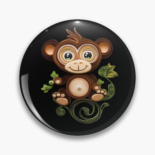 Item preview, Cute Kawaii Monkey designed and sold by PrintsByFrank.