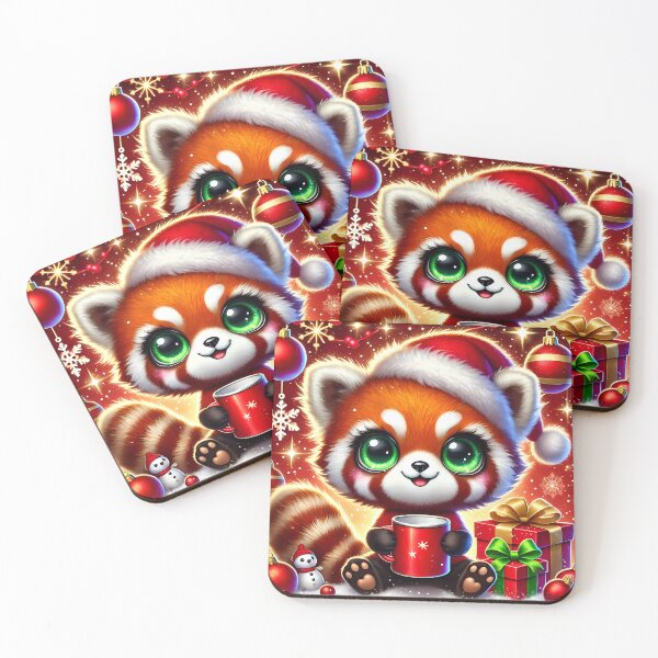 Item preview, Red Panda Christmas  designed and sold by Jbl55.