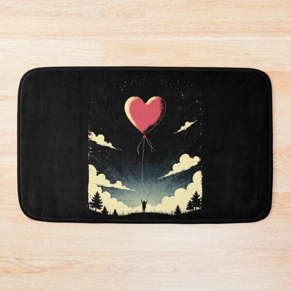 Item preview, Child with Heart Balloon Ascending designed and sold by gfxpartner.